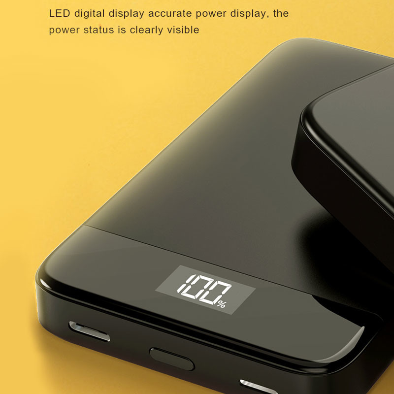 5000mAh Wireless Charger Power Bank Internal Li polymer Battery