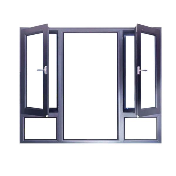American Producing Swing Open Aluminum Traditional Casement Windows in Classic