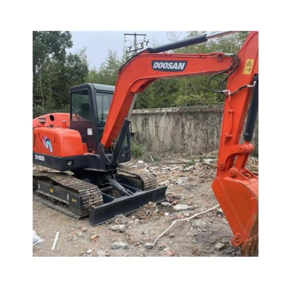 mini used crawler digging machine doosan dx55/secodn hand high quality excavator