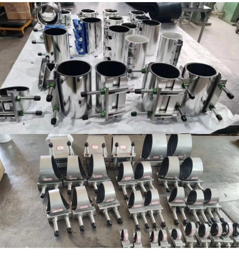 Extended Repair Sleeve With PTFE Lining For Chemical Pipelines Pressure-sealing Extended Repair Kit Axial Compensation Extended Flexible Pipe