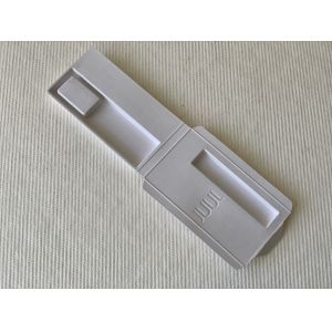 China 0.7mm Biodegradable Compostable Packaging Debossed Foldable Molded Pulp Tray on sale