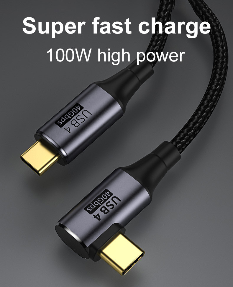 Type C / USB4 Mobile Phone Data PD Fast Charging Cable 40GBps HDMI 8K 60HZ