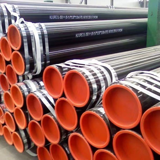 API 5L Grade B Sch 40 A106 Carbon Sch80 Seamless Steel Pipe for Oil and Gas