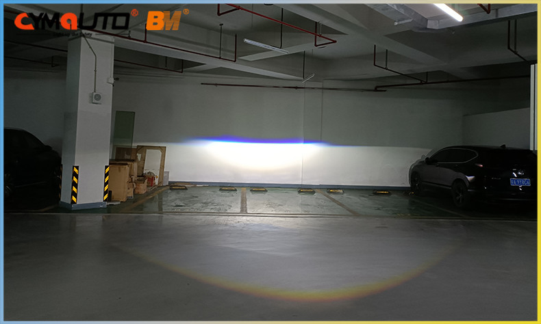CYMAUTO Tri Color Fog Lamp 3 Inches White And Yellow Waterproof Foglamp 45W 6000K
