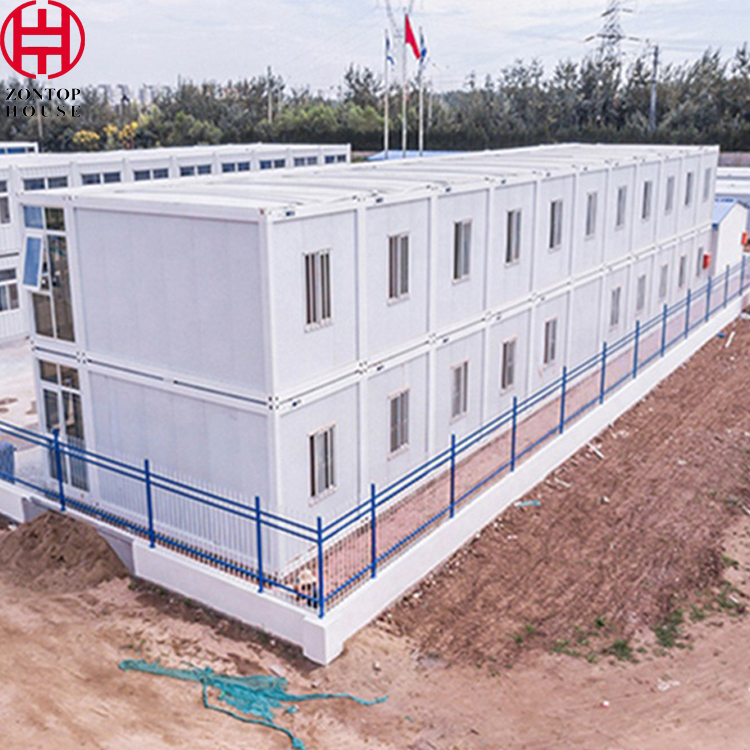 Zontop 2 Story China 4 Bedrooms Luxury Container Homes Prefabricated Modern Quick Concrete 20ft Prefab House