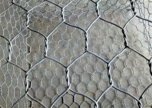  Anti Corrosion Steel Wire Mesh For Gabion Basket Stone Cage Retaining Wall 80 X 100 Manufactures