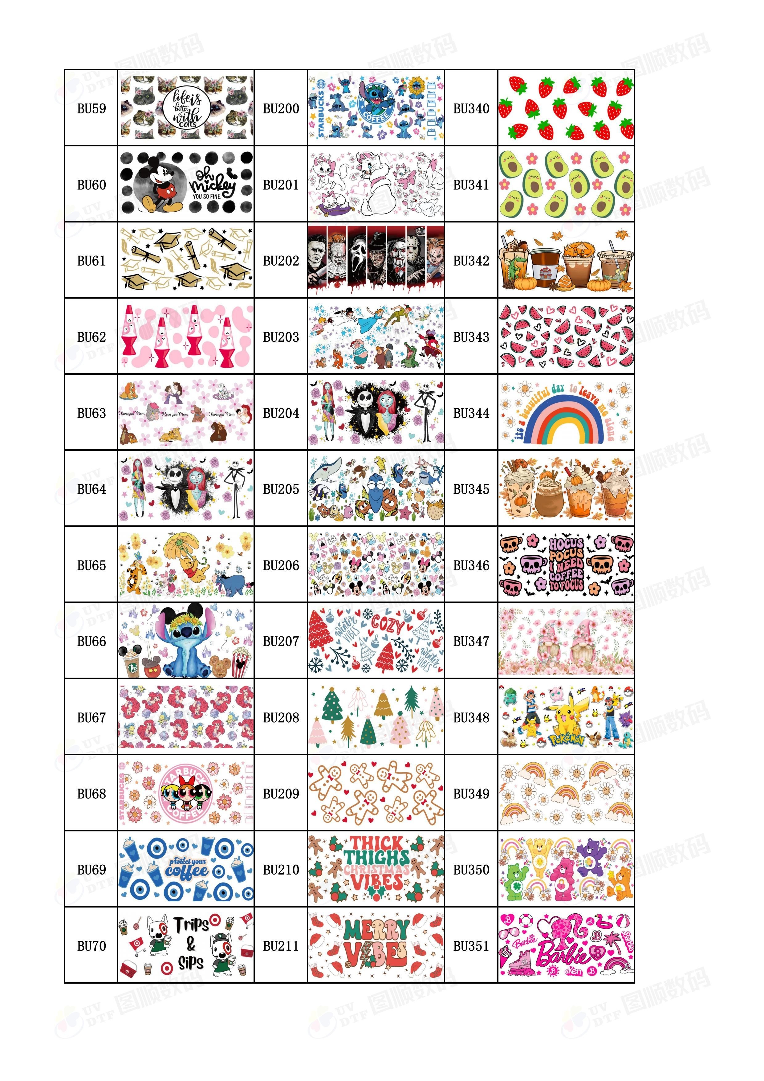 UV Ink AB Film Valentine'S Day Sticker DTF UV Weatherproof