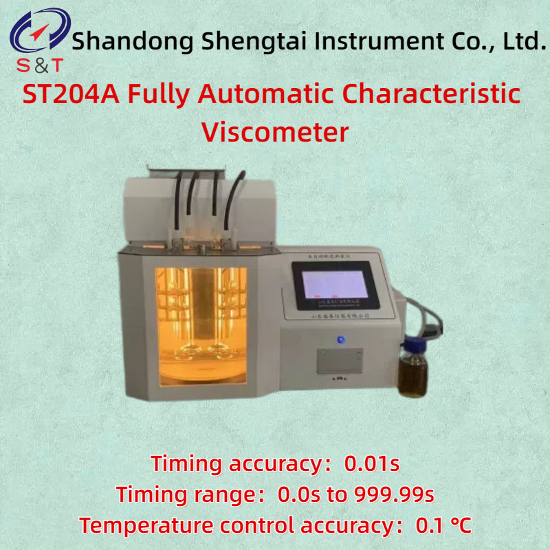Measuring Range 5-100 ℃ Fully Automatic Characteristic Viscometer Timing Range 0～999.99s