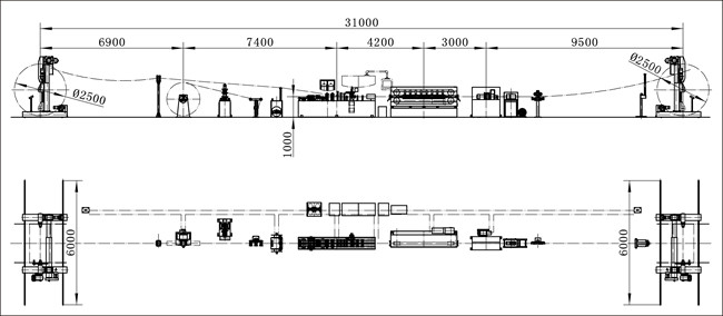Metallic Pipe Corrugated Pipe Line , HV Corrugated Pipe Machine For Fire Retardant Cable