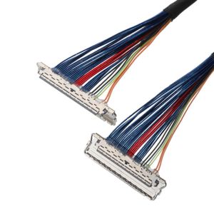 LVDS Cable Connectors Signal Data Transfer From DF14-20P-1.25H To PH2.0-6P