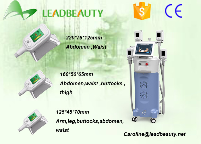 Hot in USA!Fat freeze 4 heads cryolipolysis cavitation rf weight reducing machine