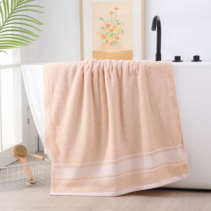 Ultra Soft Fabric for Bath Towels in Plain Dyed Cotton Material