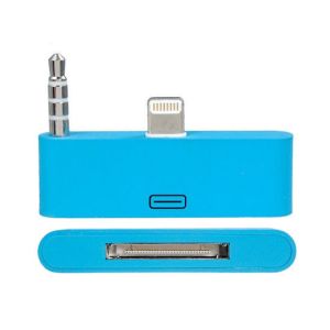 colorful 30pin to 8 Pin AUDIO ADAPTERS converter for iPhone 5 5s 5c Itouch Nano