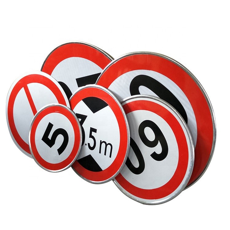 ODM Safety Warning Stop Sign Reflective Aluminum Sign Blanks For Highway Pedestrians