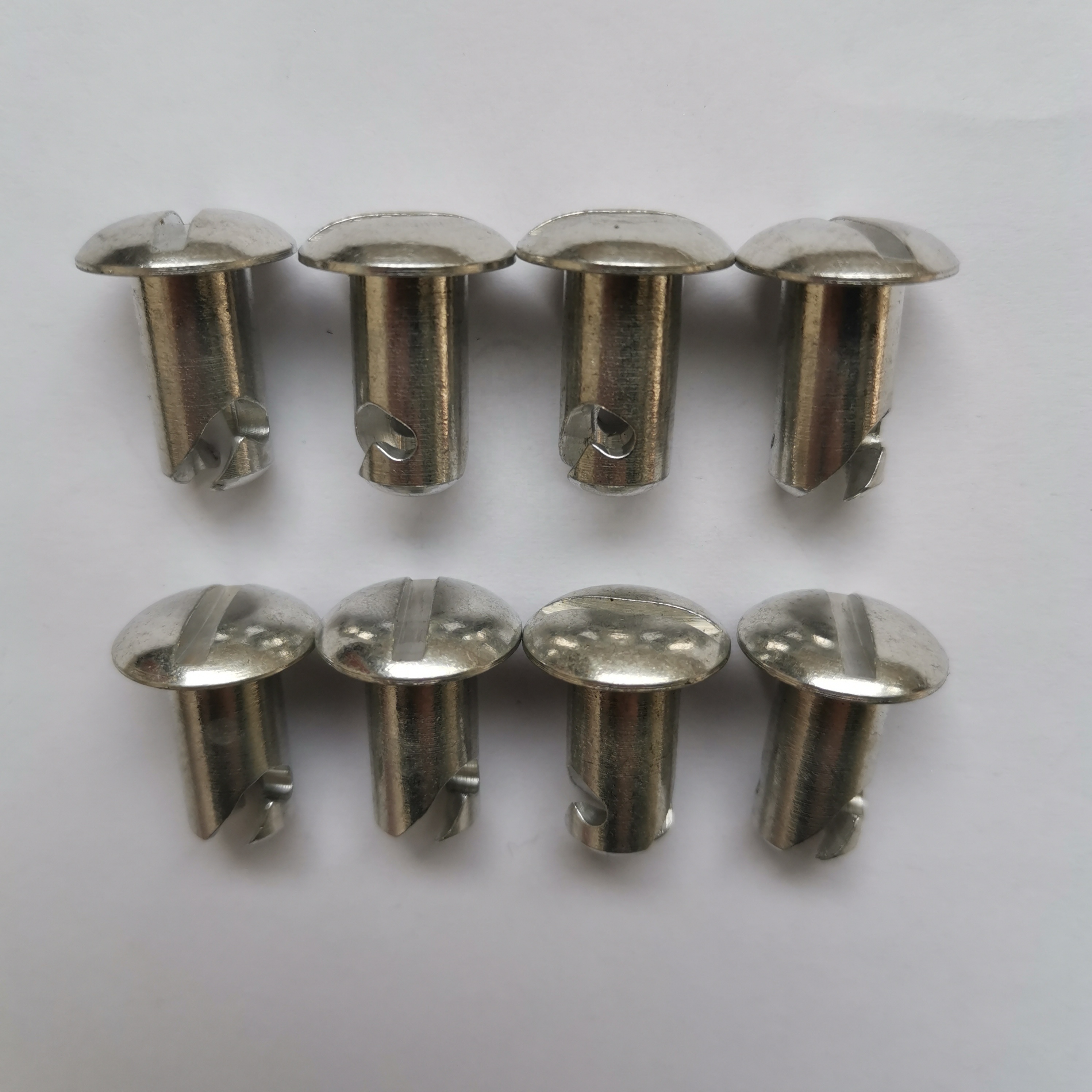 Replace/Repair Purpose Universal 7/16" *.600 Dzus Button Silver Aluminum Fasteners for Modified Cars and Sprint Cars