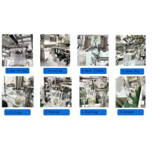 300g 500g Flat Pouch Cashew Nuts Packing Machine Multi Function