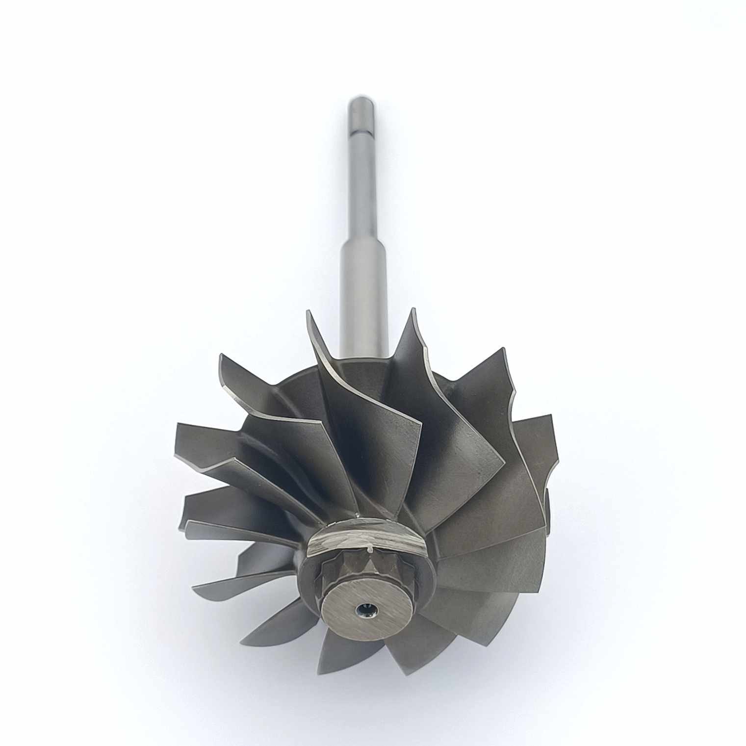 MS-TECH Turbo HX50 HE500WG Turbine Wheel Shaft 4042293 Ind 86mm Exd 77mm Blades12