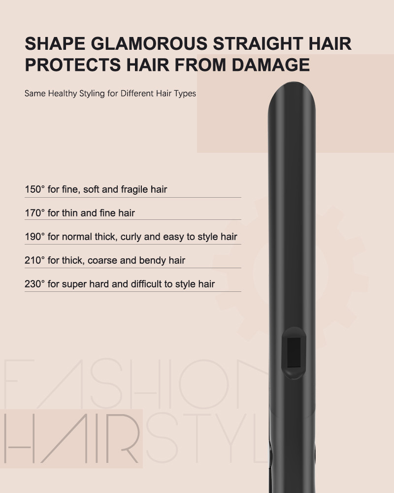 Hot Tools Titanium Flat Iron Hair Straightener 35W 240V ROHS