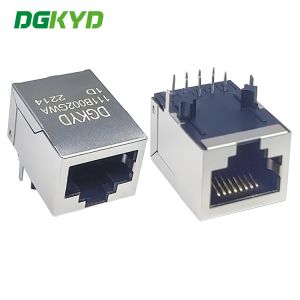  DGKYD111B002GWA1D Single Port RJ45 100M Integrated Transformer Without Light Manufactures