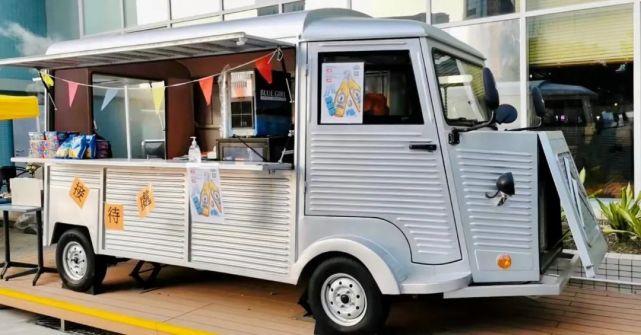 Food Trailer Vintage Mobile Sales of Various Commodities Customized Citroen HY Van