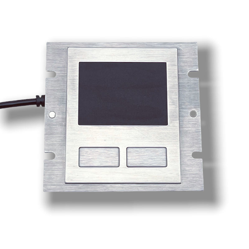 IP65/IK07 Waterproof/Dustproof Industrial Stainless steel TouchPad Rear Panel Mouned USB interface