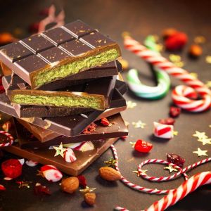 China MHC Custom Chocolate Mold Rectangle Silicone Dubai Bar Chocolate Molds on sale