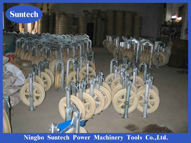 916mm Bundled Conductor Stringing Pulley Blocks For Overhead Line