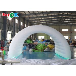 Fire Proof Air Tight Event Inflatable Tunnel Tent With LED
