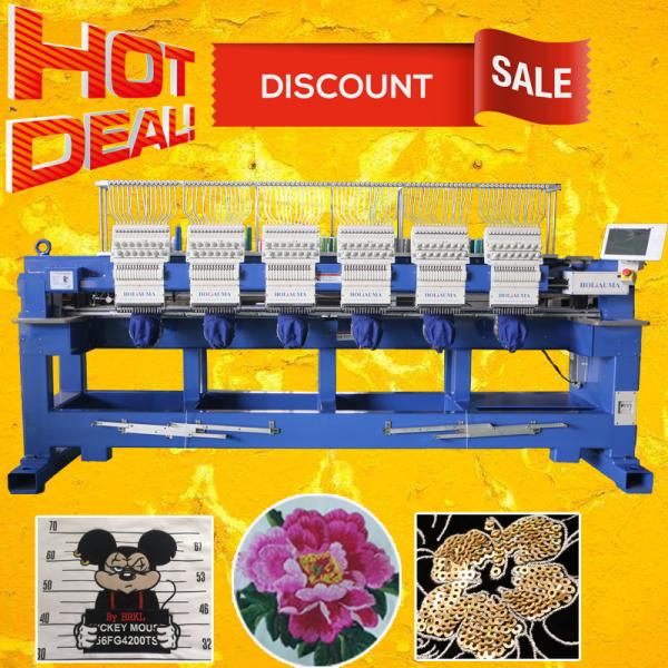 15 needle 6 head embroidery machine barudan type computer embroidery machine for