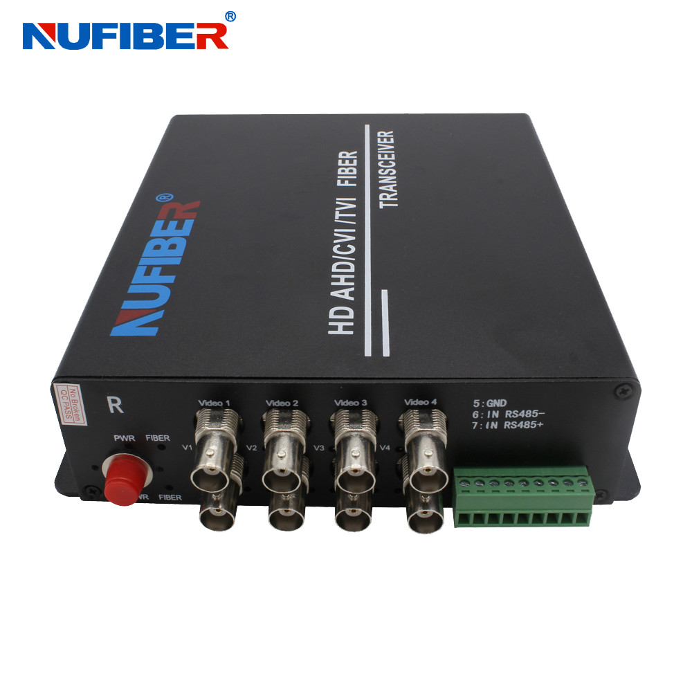 Full 1080P HD Fiber Video Transmitter Receiver Simplex SM 20km FC 2MP