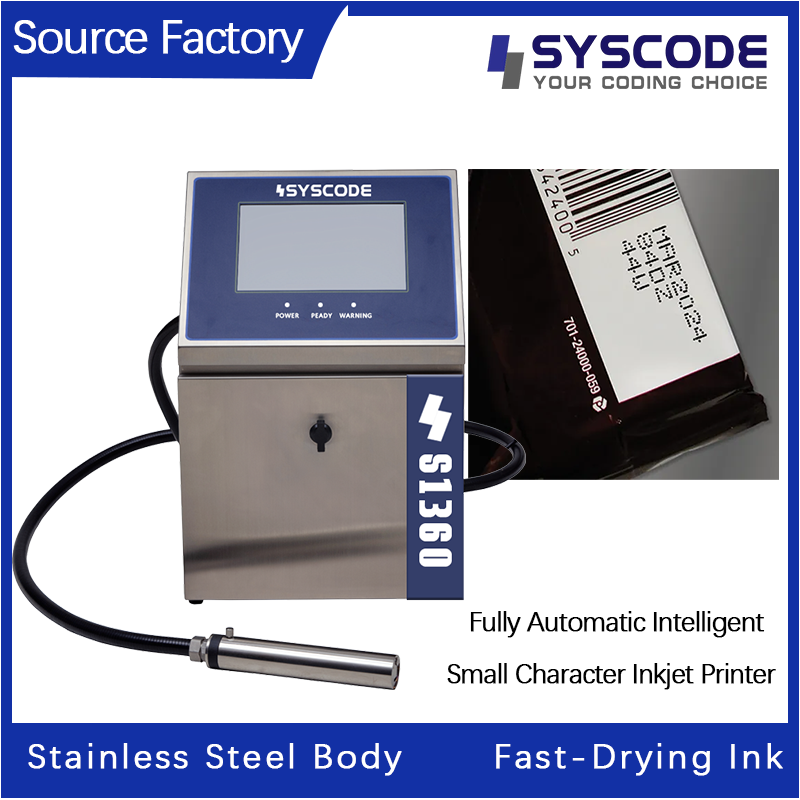 Cosmetics & Personal Care CIJ Printer - IP66 rated inkjet coder designed for clean room environments. Provides high-precision coding on glass, plastic, and metal packaging with 12-month m