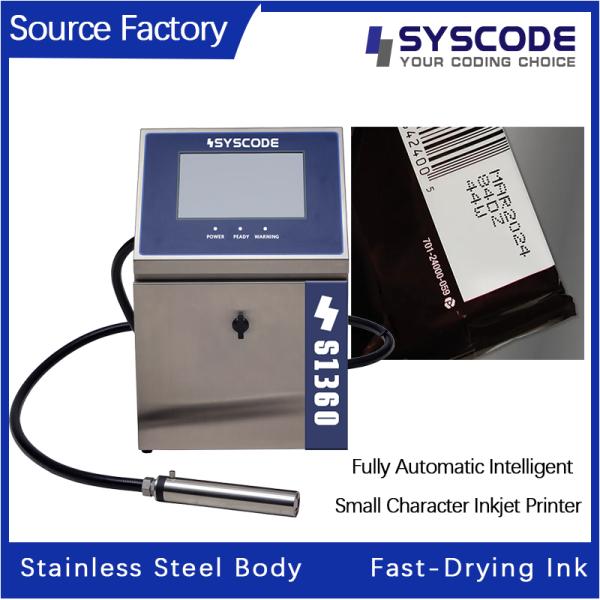 Quality Cosmetics & Personal Care CIJ Printer - IP66 rated inkjet coder designed for clean room environments. Provides high-precision coding on glass, plastic, and metal packaging with 12-month m for sale