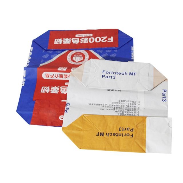 20kg 25kg 50kg Industrial Pasted Valve Bags Cement Paper Packaging