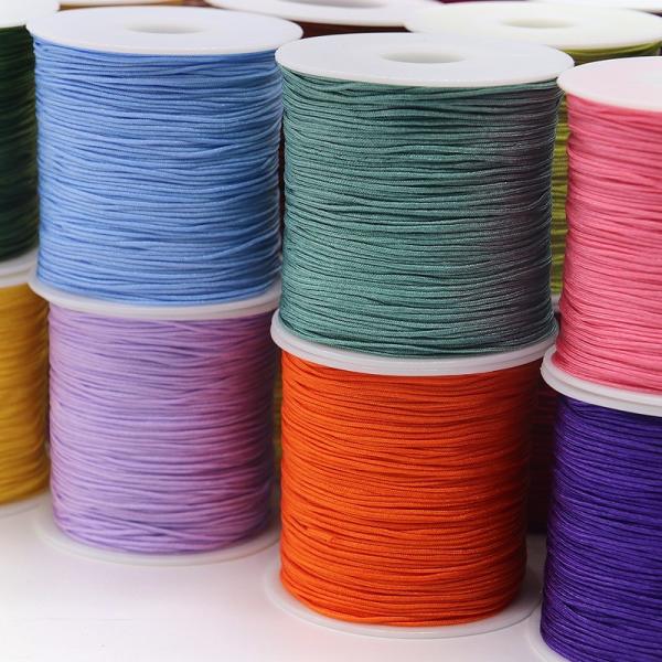 Colorful No72 Jade Rope Perfect for DIY Pendant Lanyard/Necklace Bracelet