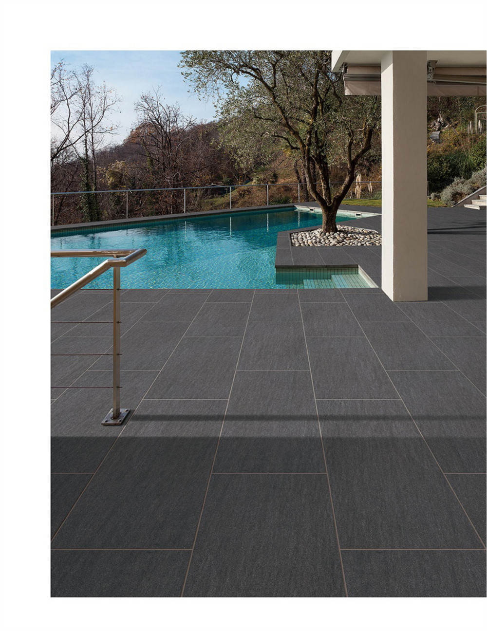 Yellow Scratch-Resistant Limestone 600x1200x18mm Exterior Floor Paving Tile For Park And Courtyard
