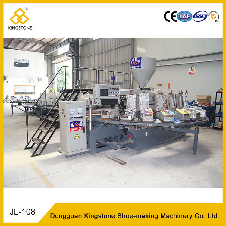 Plastic Slipper Shoes Injection Machine For Plastic PVC Material