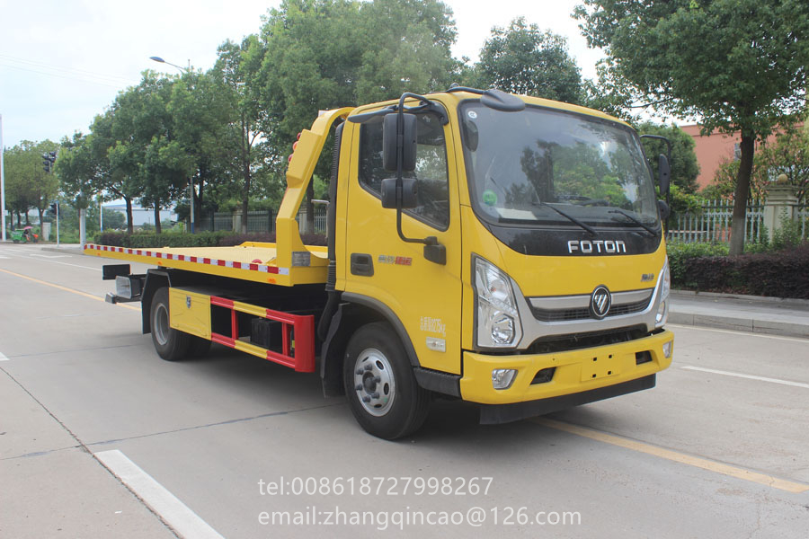 Brand of RunStar Flat Wrecker Truck With Huge Power at Low Price on Factory Direct Sale