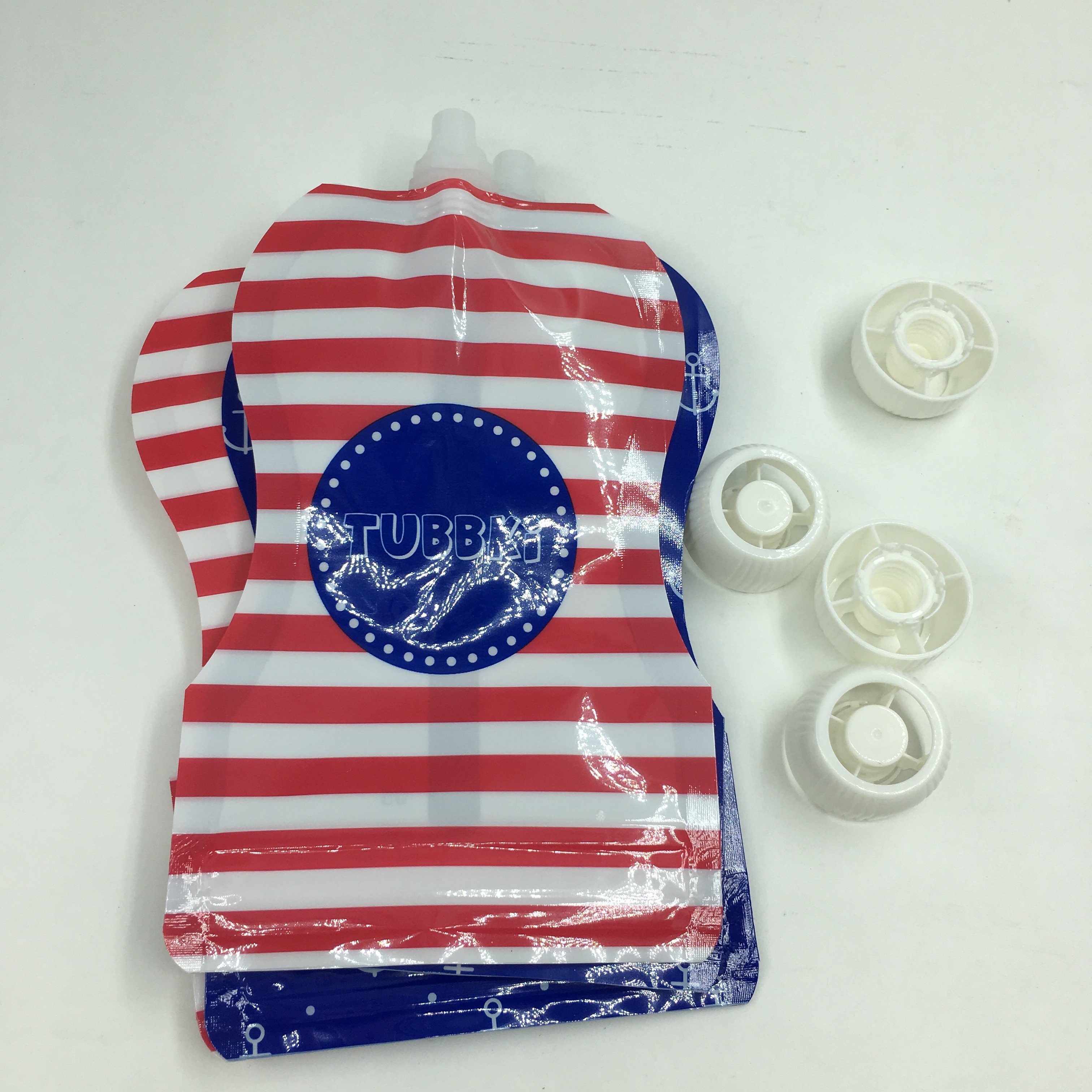 Manufacturer Custom Your Own Logo Storage Reusable Spout Pouches Container Sealable Bags for Drink Juice Milk