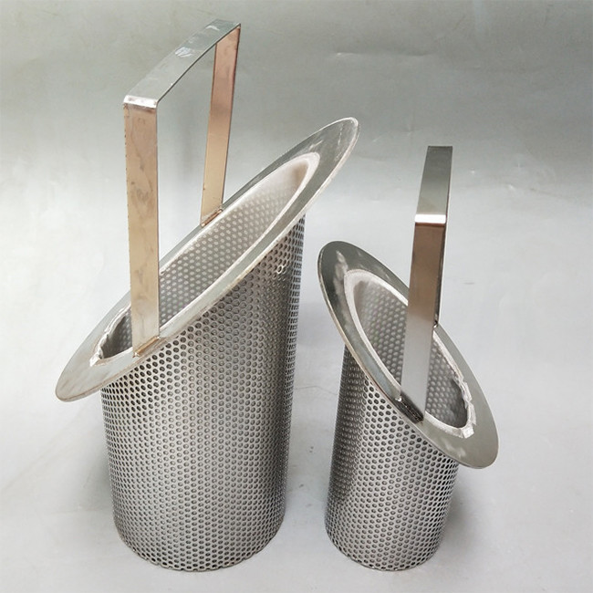 304 316L Stainless Steel Mesh Filter Baskets With Excellent Corrosion Resistance