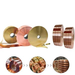 China Customizable Copper Strip Roll Polished Surface Smooth Copper Metal Strips on sale