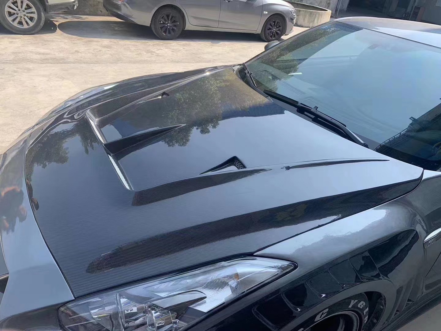 Carbon Fibre Gtr Body Kit GTR R35 Carbon Fiber Hood LB Style