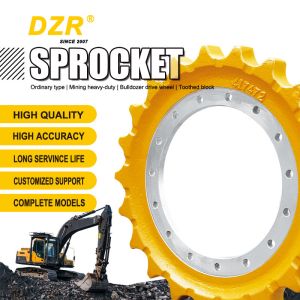 LS2800 ISO9001 Bulldozer Sprocket Segment D6N D7H D7R For Undercarriage Parts