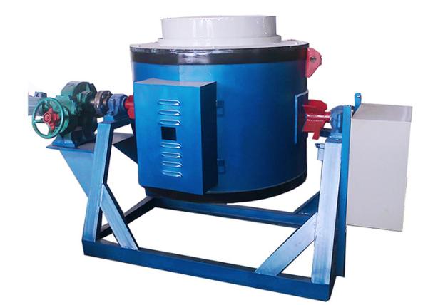 Metal Crucible Melting Furnace , High Temperature 200kg Electric Crucible
