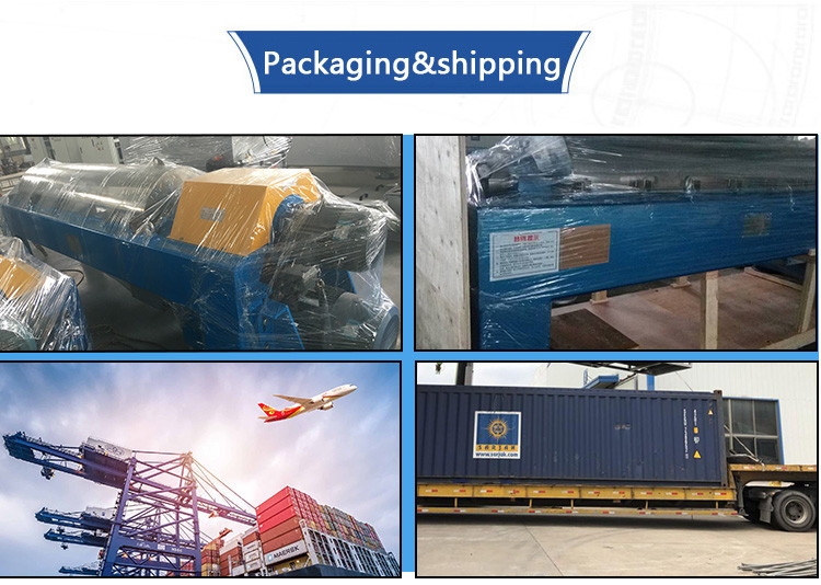 Vertical Installation Type Decanter Separator Centrifuge Machine For Customized