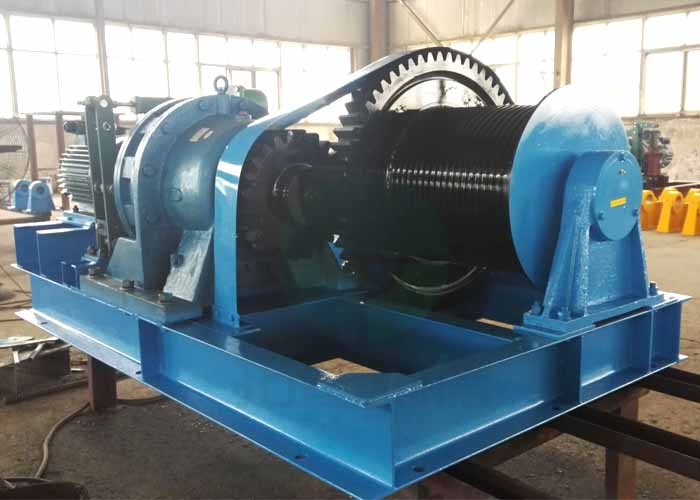 jk fast speed cargo handling cable pulling winch for pulling material and cargo