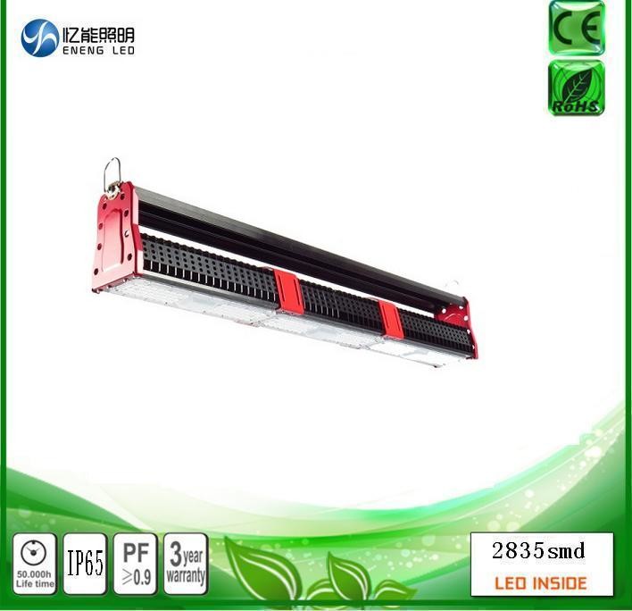 high quality Linear led high bay light 100W IP64 led warehouse light 120lm/w Fin cooling with smd 3030 AC200-240V 3years