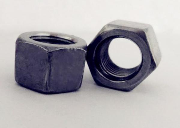 15mm Thickness Carbon Steel Hex Nuts M14x1.5 Black Color For Agricultural