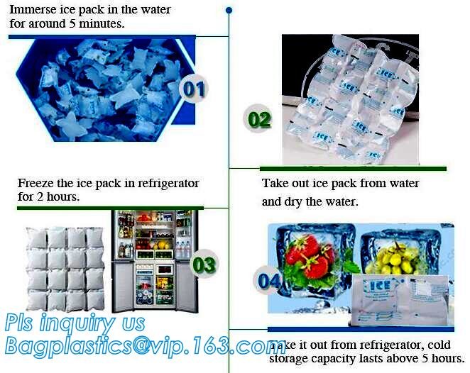biodegradable ice bag pack reusable injection ice pack for cold compression, Reusable Gel Ice Bag Insulated Dry Cold Ice