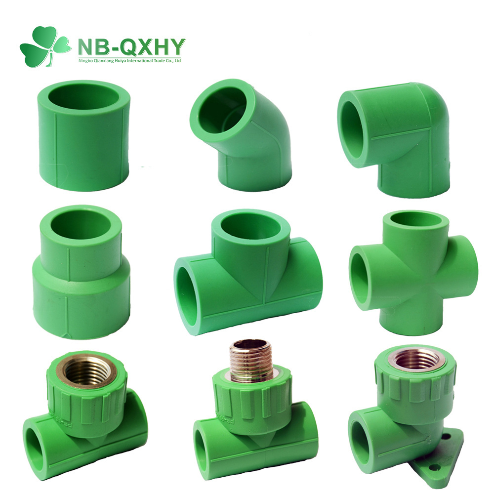 PPR Pipe Fitting Female Male Brass PPR Tee for Hot Water
