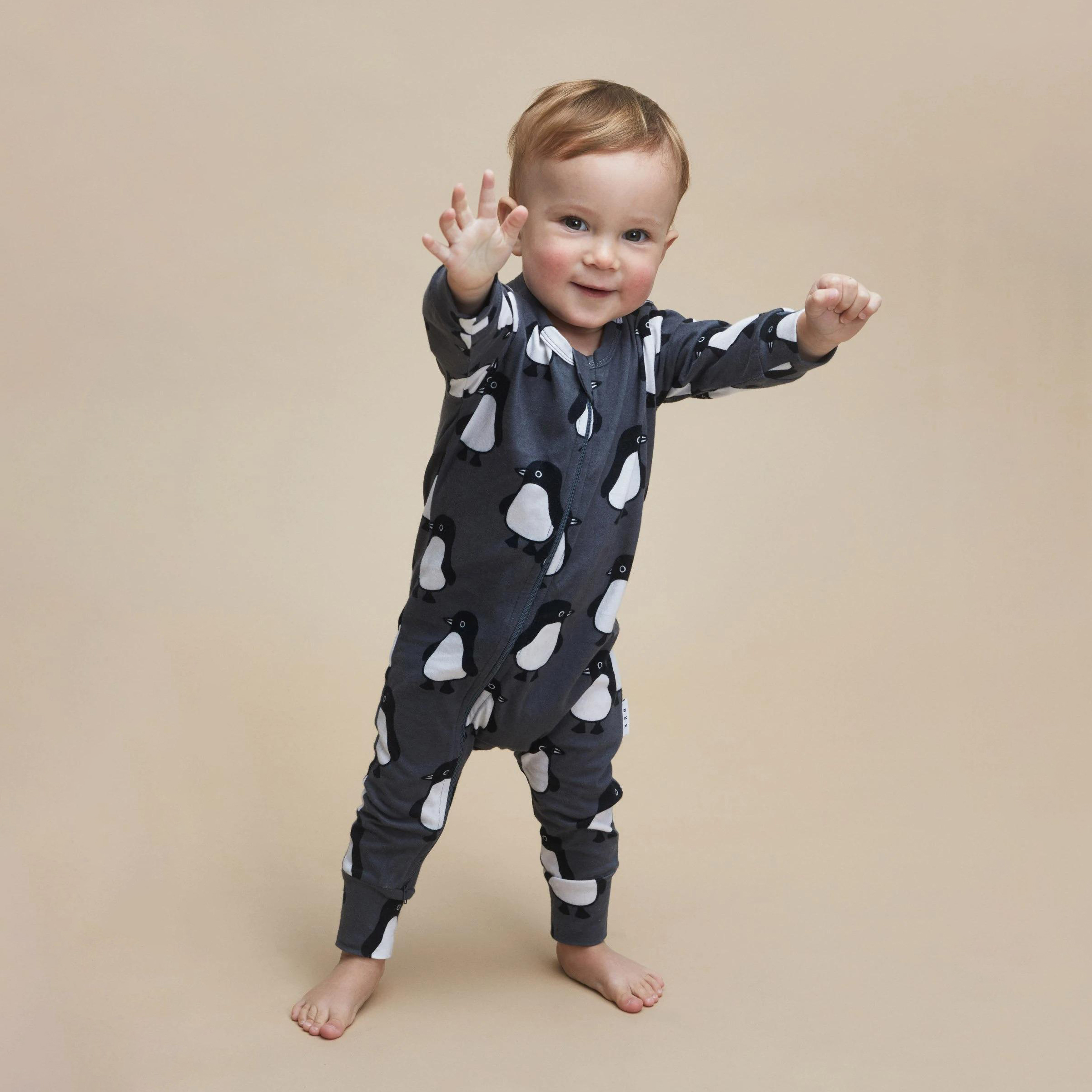 Good Quality Custom 100% Organic Cotton Baby Footie zipper Onesie Jumpsuit Low Price Baby Romper